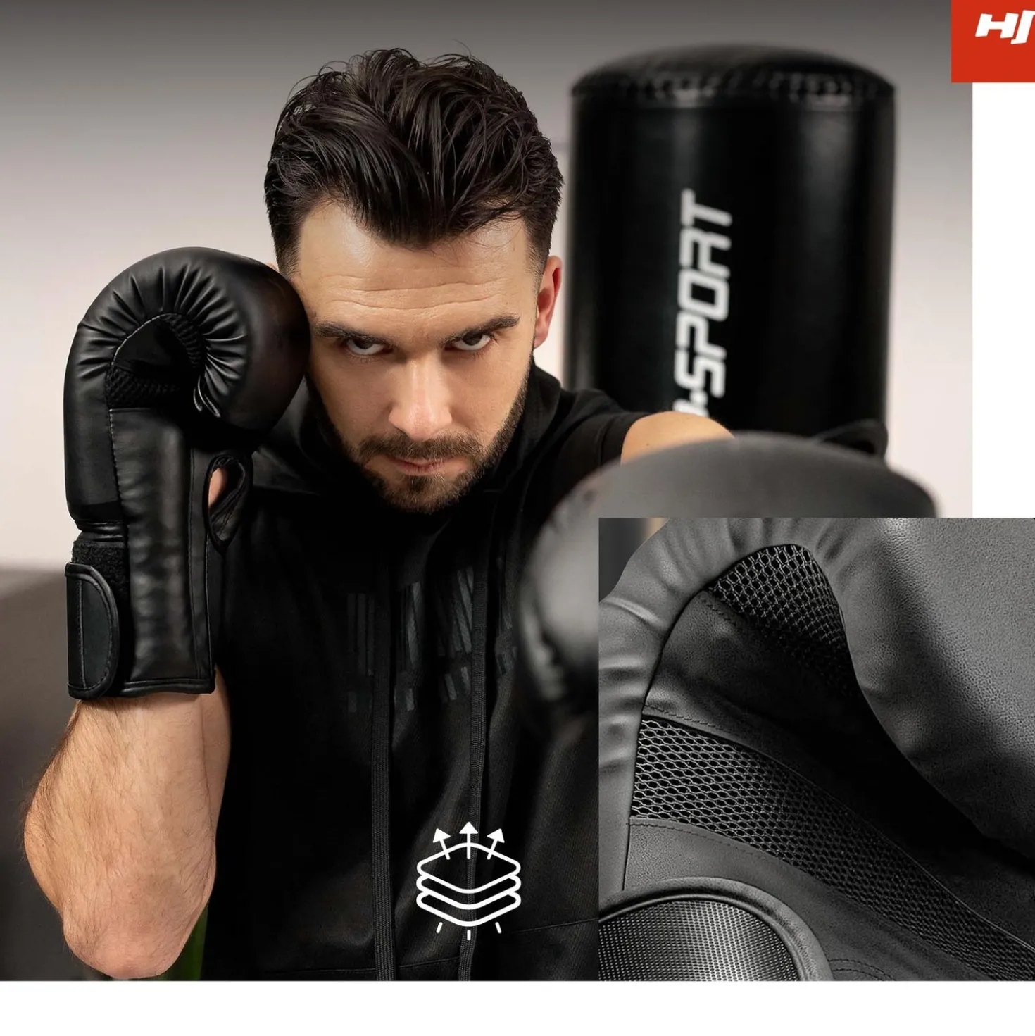 Rękawice bokserskie 12oz HS-BG12