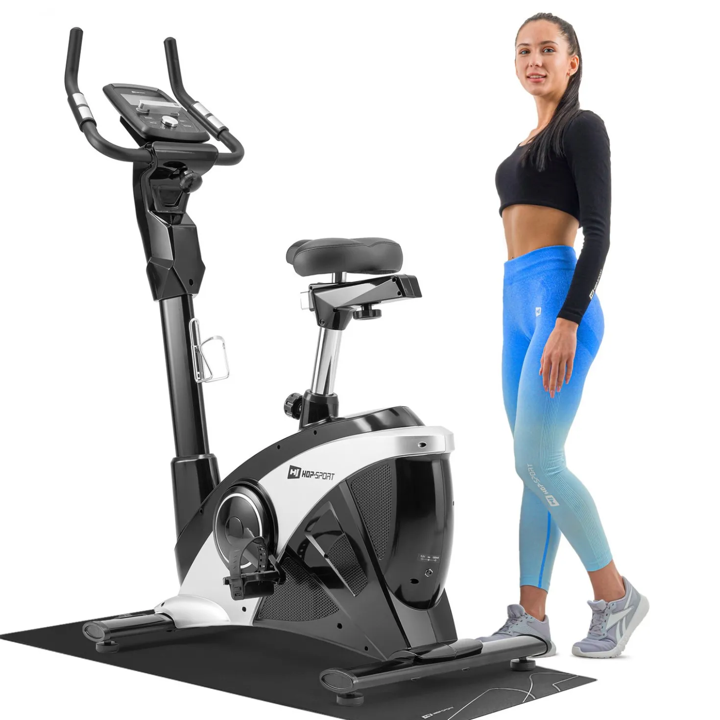 Rower elektryczno-magnetyczny HS-090H Apollo srebrny