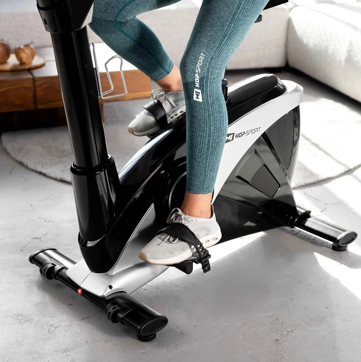 Rower elektryczno-magnetyczny HS-090H Apollo srebrny