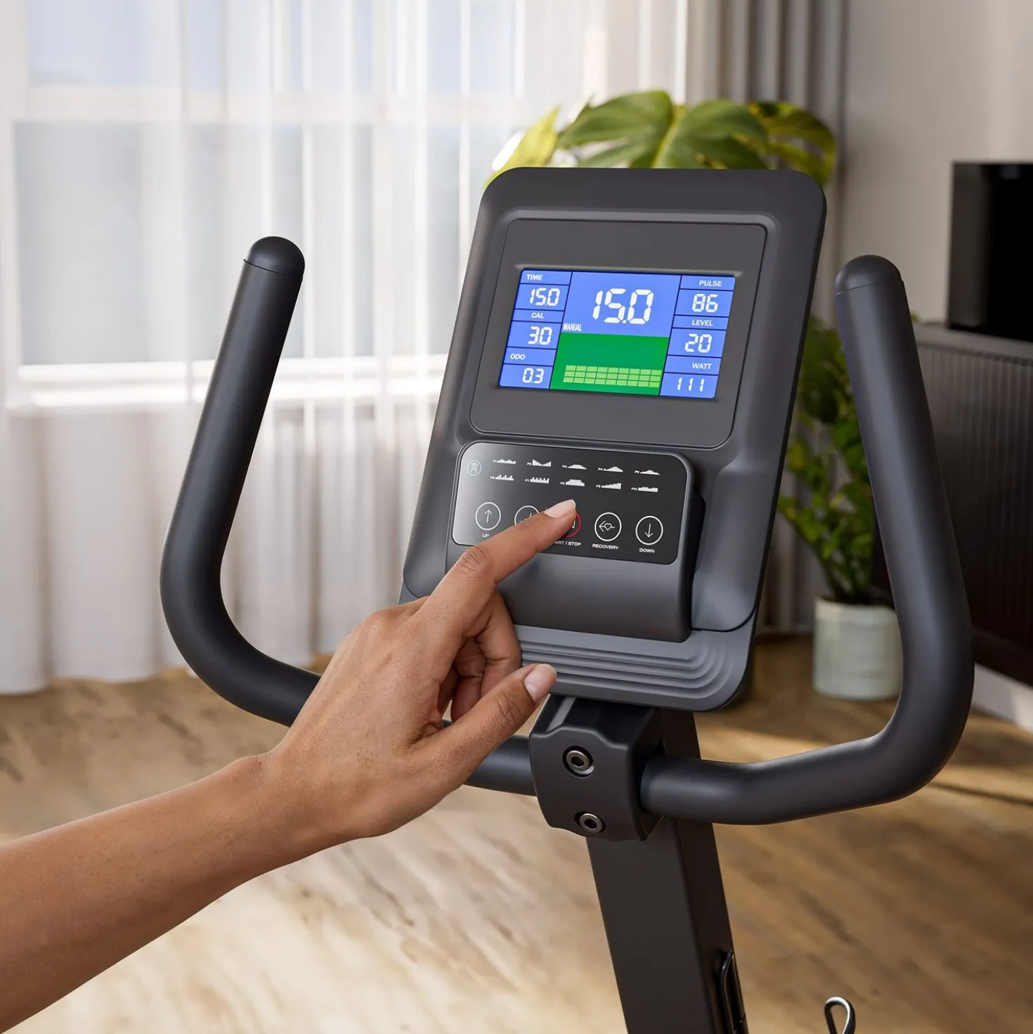 Rower leżący elektryczno-magnetyczny HS-4500L Arkil czarny-złoty