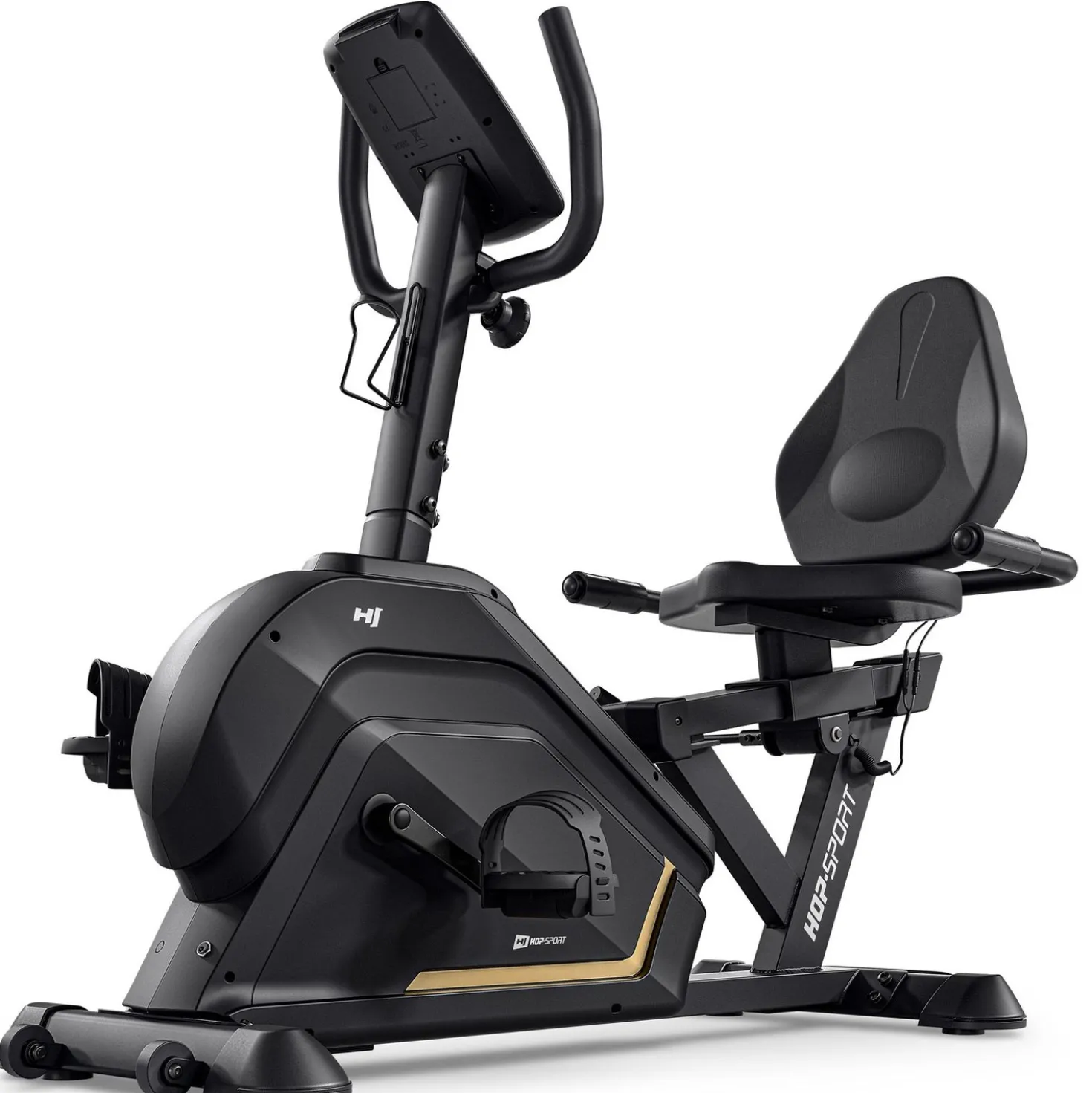 Rower leżący elektryczno-magnetyczny HS-120L Ravel czarny