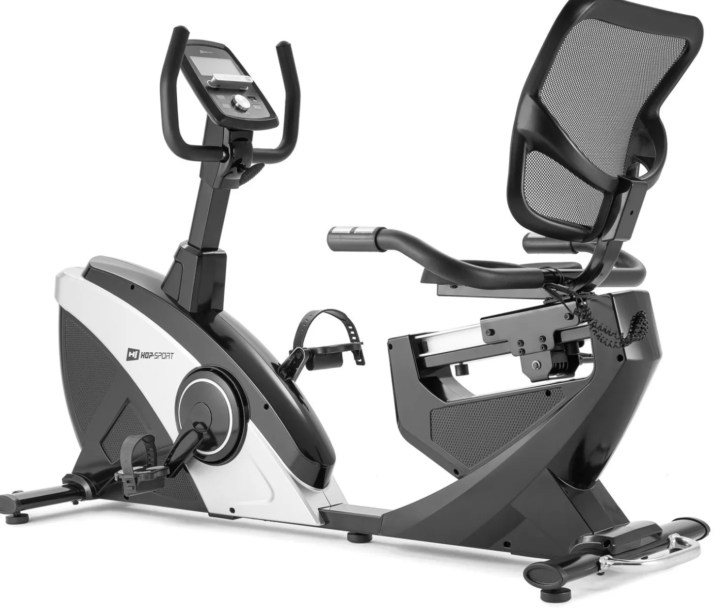 Rower leżący elektryczno-magnetyczny HS-070L Helix srebrny