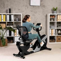 Rower leżący elektryczno-magnetyczny HS-070L Helix srebrny