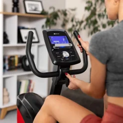 Rower leżący elektryczno-magnetyczny HS-070L Helix czerwony