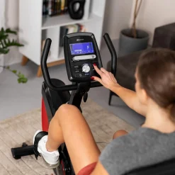 Rower leżący elektryczno-magnetyczny HS-070L Helix czerwony