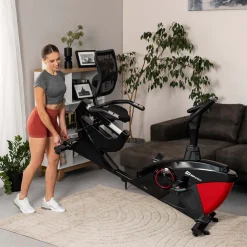 Rower leżący elektryczno-magnetyczny HS-070L Helix czerwony