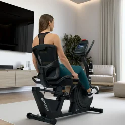 Rower leżący elektryczno-magnetyczny HS-5000L Ranker Czarny/Złoty