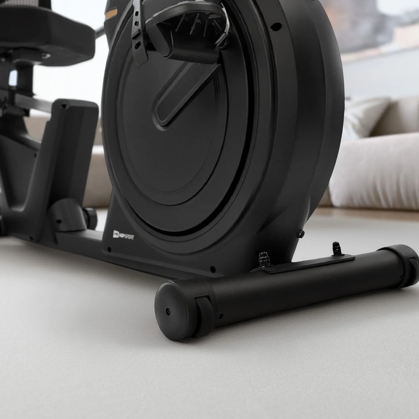 Rower leżący elektryczno-magnetyczny HS-5000L Ranker Czarny/Złoty