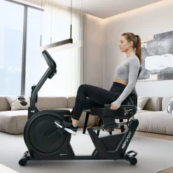 Rower leżący elektryczno-magnetyczny HS-5000L Ranker Czarny/Złoty