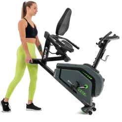 Rower leżący elektryczno-magnetyczny HS-120L Ravel szary