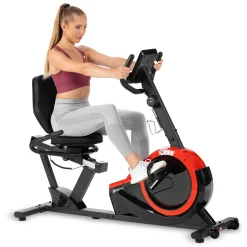 Rower leżący magnetyczny HS-060L Pulse czerwony