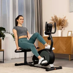Rower leżący magnetyczny HS-040L Root czarny-srebrny