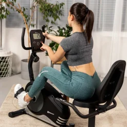 Rower leżący magnetyczny HS-040L Root czarny-srebrny