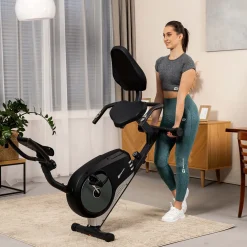 Rower leżący magnetyczny HS-040L Root czarny-srebrny