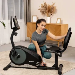 Rower leżący magnetyczny HS-040L Root czarny-srebrny
