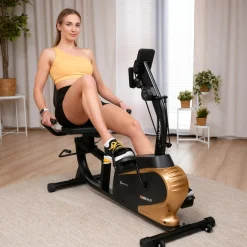 Rower leżący magnetyczny HS-045 Volt złoty