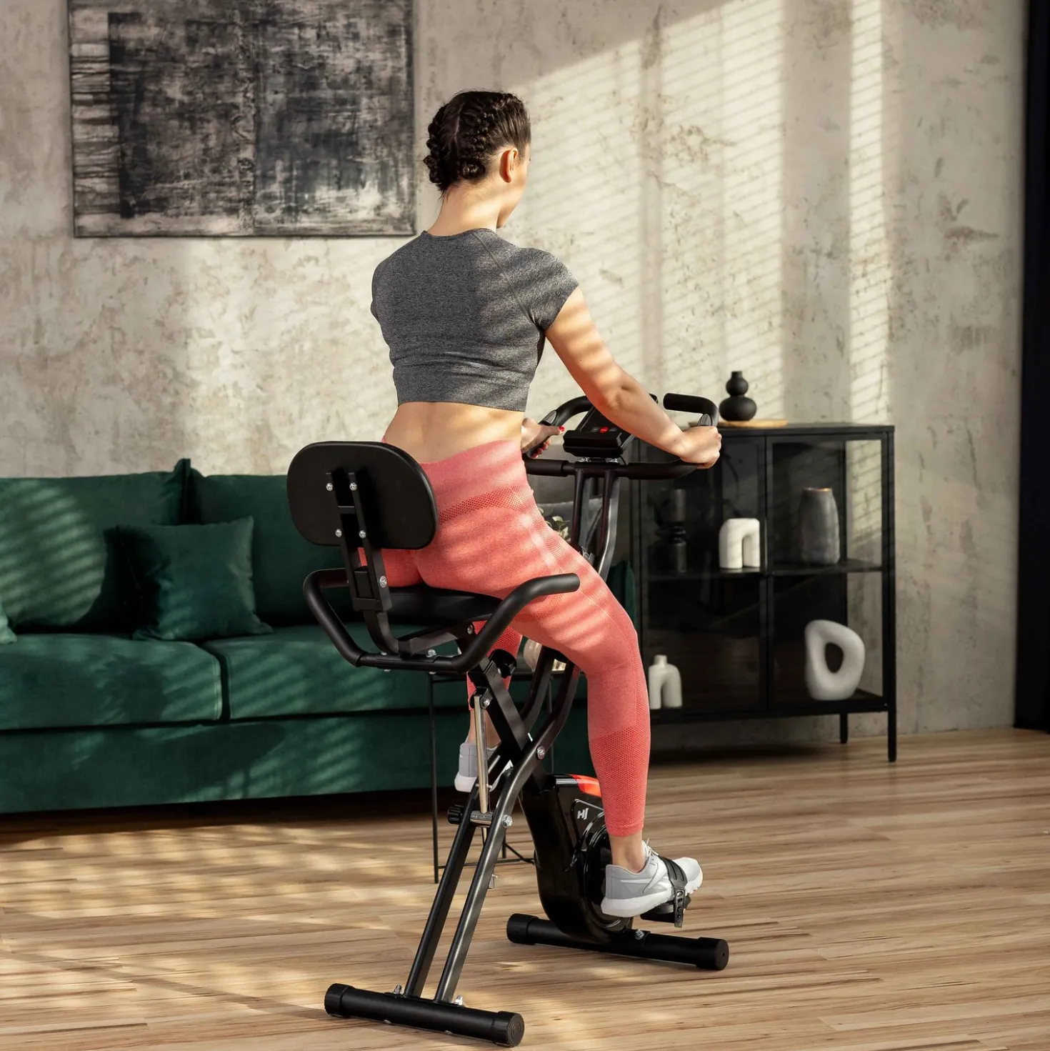 Rower magnetyczny składany X-bike HS-3030X Apeks Czarny