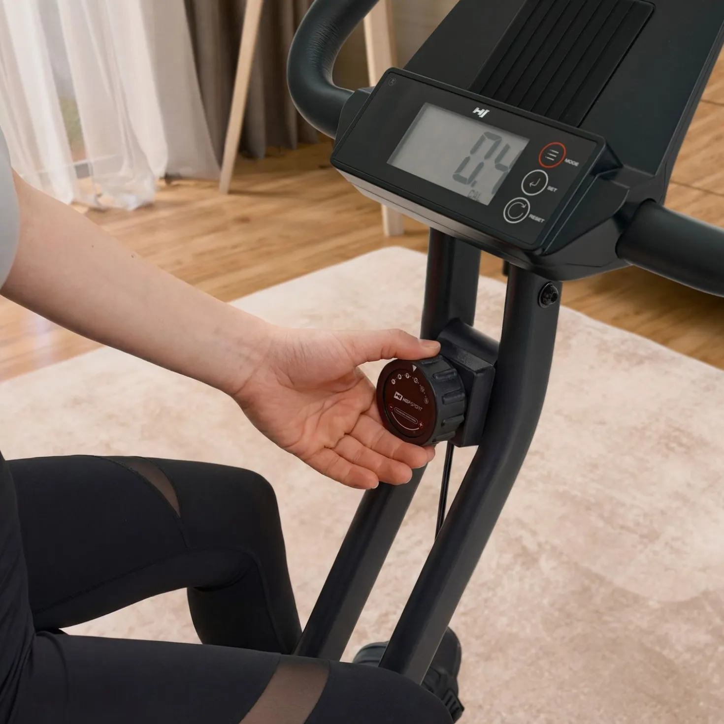 Rower magnetyczny składany X-bike HS-3020X Quest srebrny