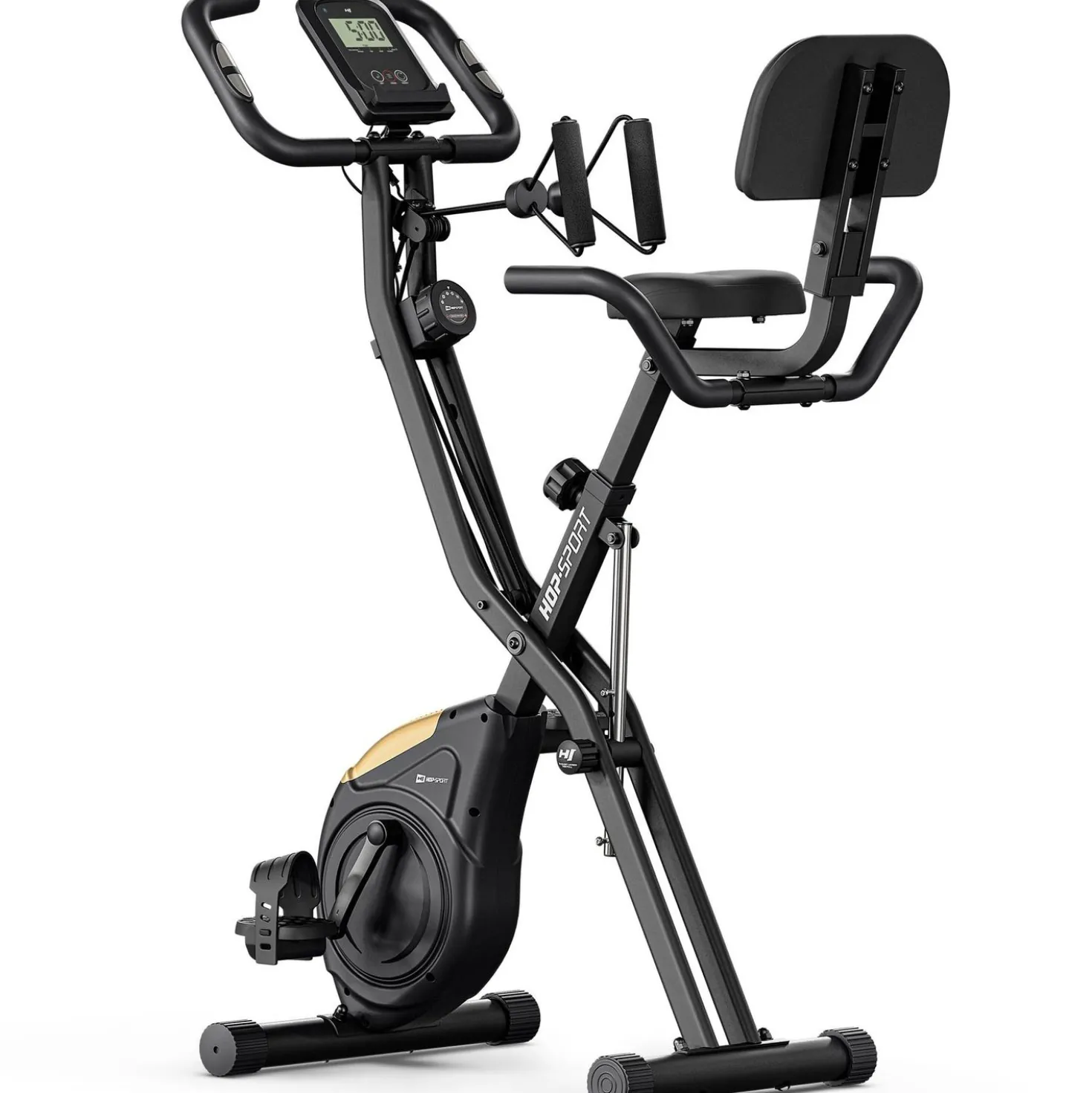 Rower magnetyczny składany X-bike HS-3030X Apeks złoty