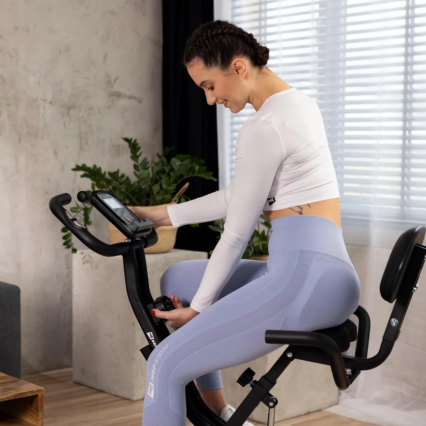 Rower magnetyczny składany X-bike HS-3030X Apeks Szary