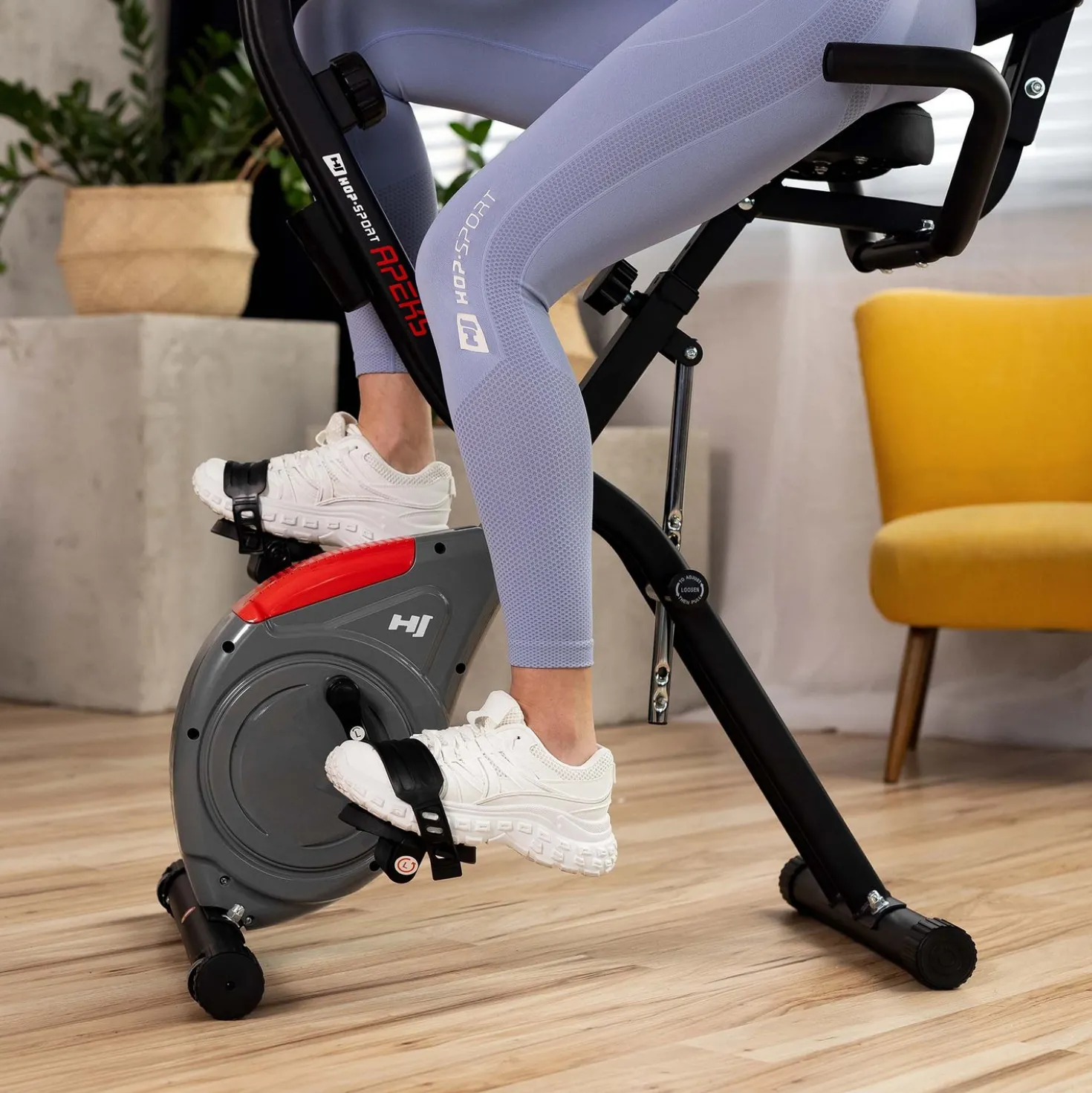 Rower magnetyczny składany X-bike HS-3030X Apeks Szary