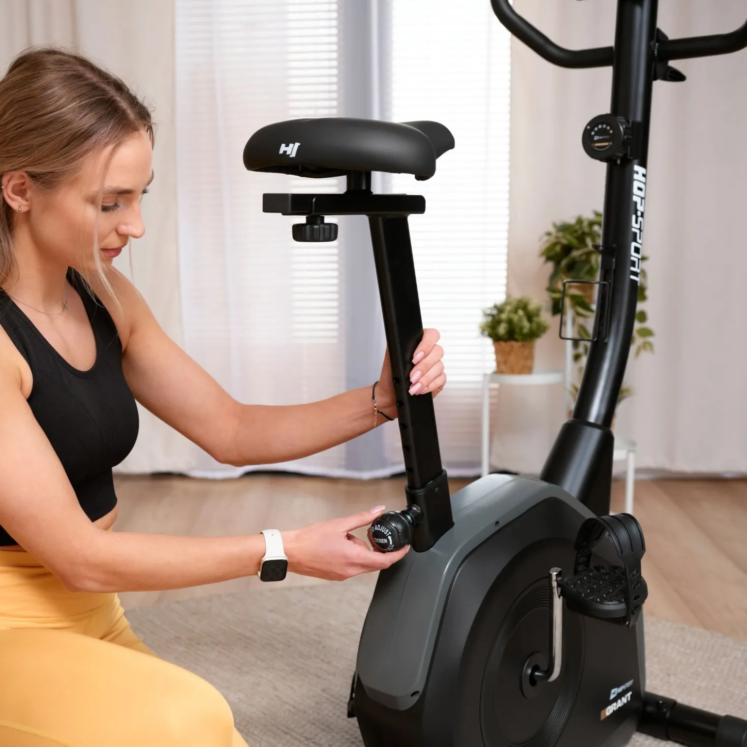 Rower treningowy magnetyczny HS-4000H Grant złoty