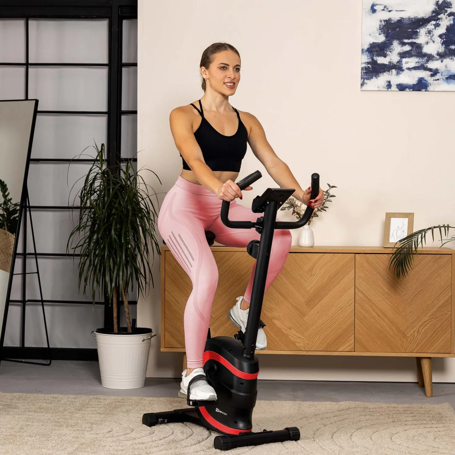 Rower treningowy magnetyczny HS-015H Vox czerwony