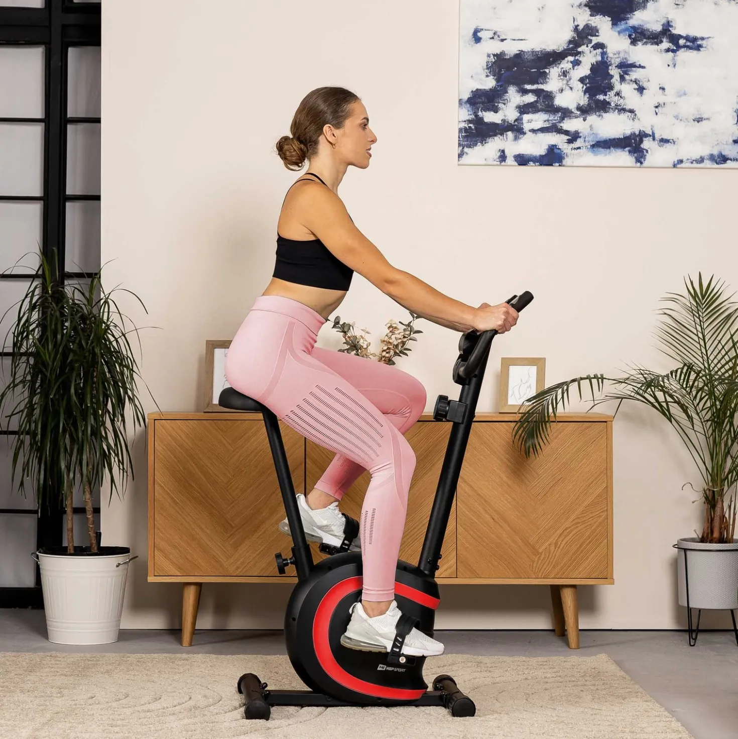 Rower treningowy magnetyczny HS-015H Vox czerwony
