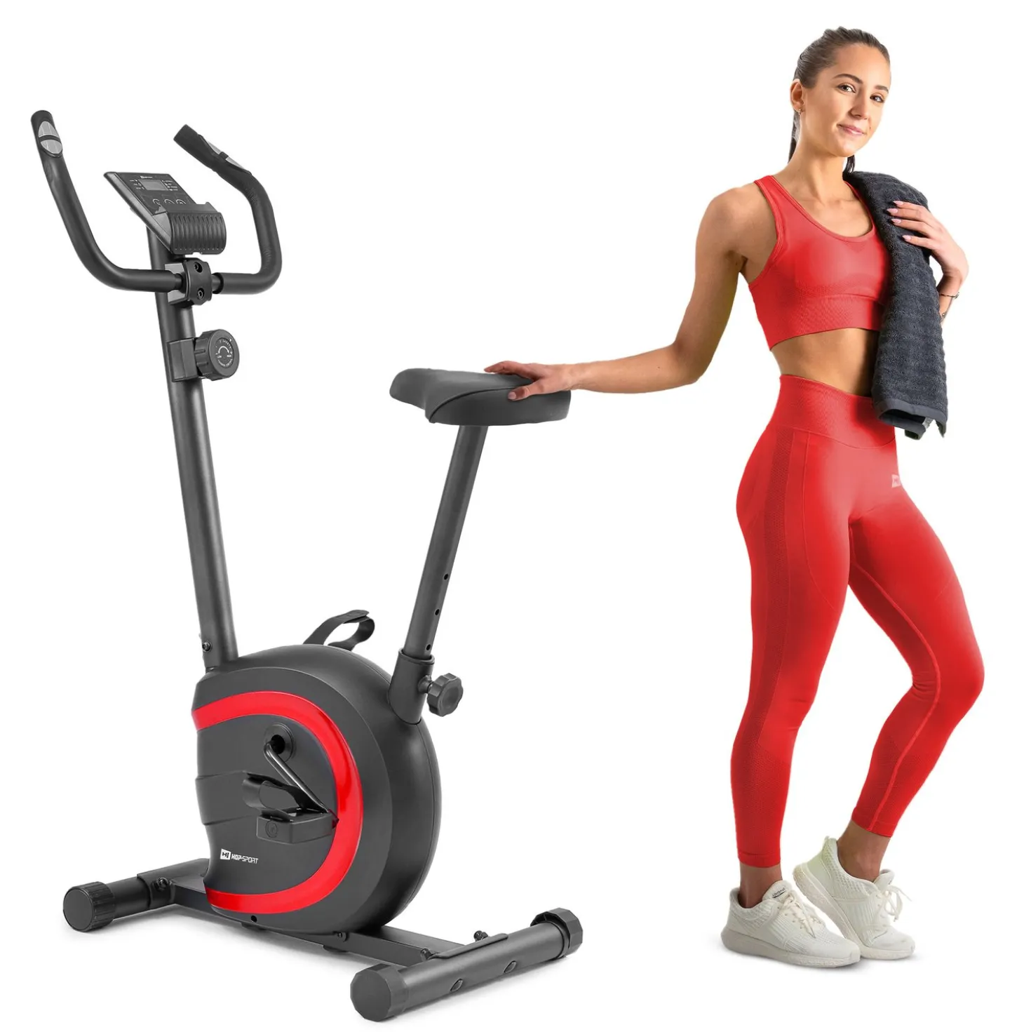 Rower treningowy magnetyczny HS-015H Vox czerwony