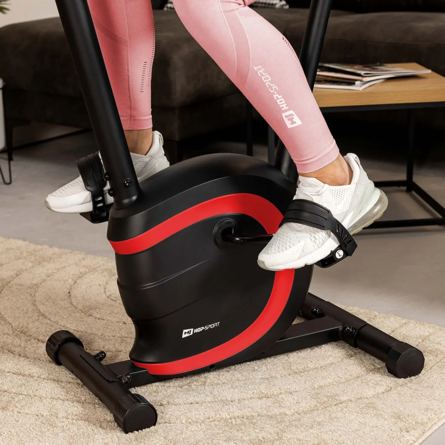 Rower treningowy magnetyczny HS-015H Vox czerwony