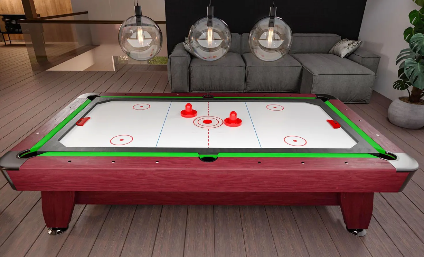 Stół bilardowy spływowy Vip Extra 8 FT wiśnia zielony z nakładką ping-pong cymbergaj