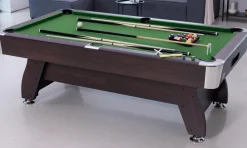 Stół bilardowy spływowy Vip Extra 8 ft brązowy/zielony