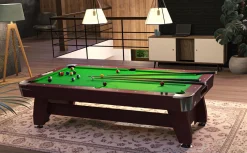 Stół bilardowy spływowy Vip Extra 7 ft wiśnia/zielony