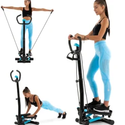 Stepper skrętny z kolumną HS-055S Noble niebieski