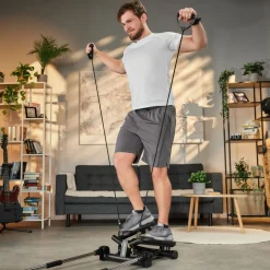 Stepper skrętny z ramionami HS-050S Norg czarny