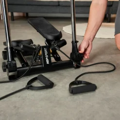 Stepper skrętny z ramionami HS-050S Norg czarny