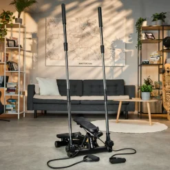 Stepper skrętny z ramionami HS-050S Norg czarny