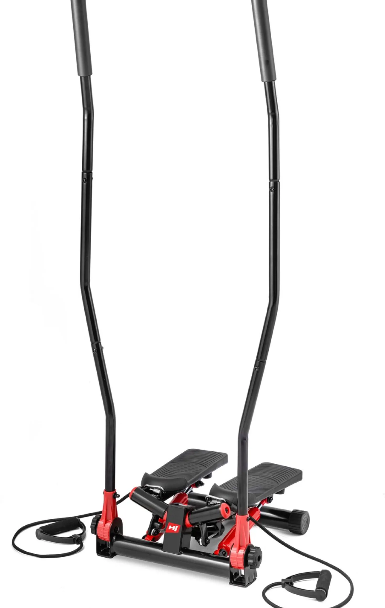 Stepper skrętny z ramionami HS-045S Slim czerwony