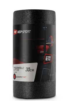 Wałek roller do masażu EPE 30cm czarno-czerwony