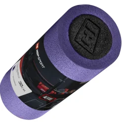 Wałek roller do masażu EPE 30cm fioletowo-czarny