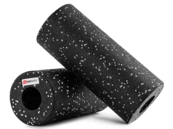 Wałek roller do masażu EPP pusty 33cm czarno-biały