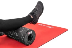 Wałek roller do masażu EPP pusty 33cm czarno-biały