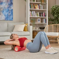 Wałek roller do masażu EVA 33cm czerwony