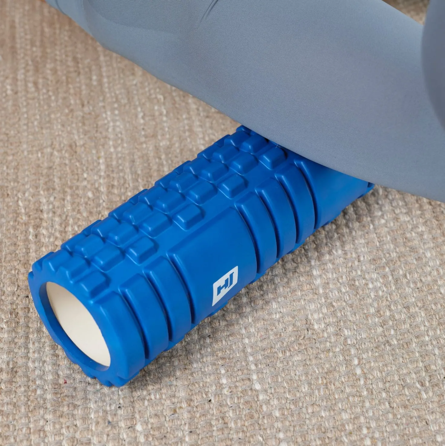 Wałek roller do masażu EVA 45cm niebieski