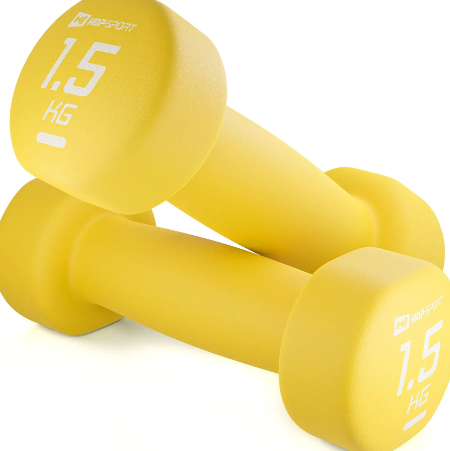 Zestaw hantelek żeliwnych neoprenowych 2x1,5kg