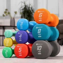 Zestaw hantelek żeliwnych neoprenowych 2x1,5kg