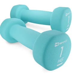 Zestaw hantelek żeliwnych neoprenowych 2x1kg