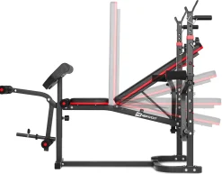 Zestaw kulturystyczny Premium 135kg z ławką hs-1065