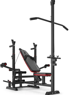 Zestaw kulturystyczny Premium 135kg z ławką hs-1075