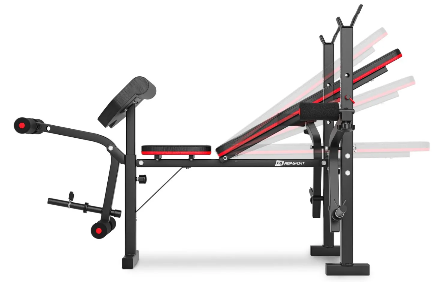 Zestaw kulturystyczny Premium 135kg z ławką hs-1055